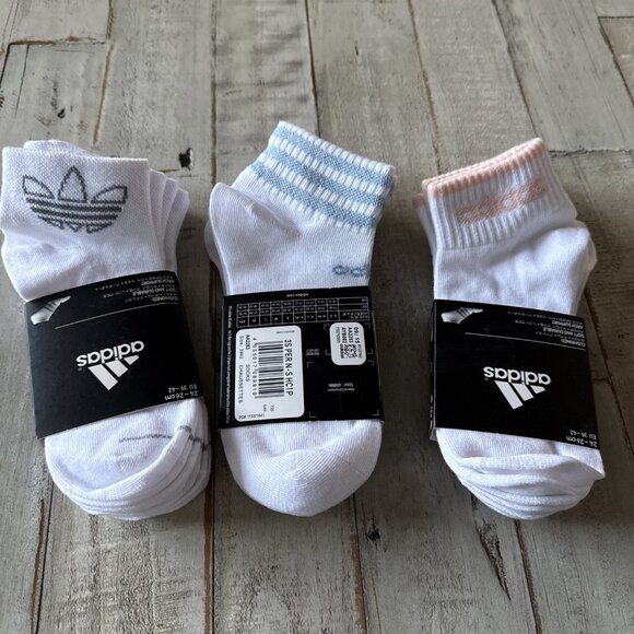 Women’s Adidas Socks 3 Packs Each 3 Pairs - Picture 1 of 5